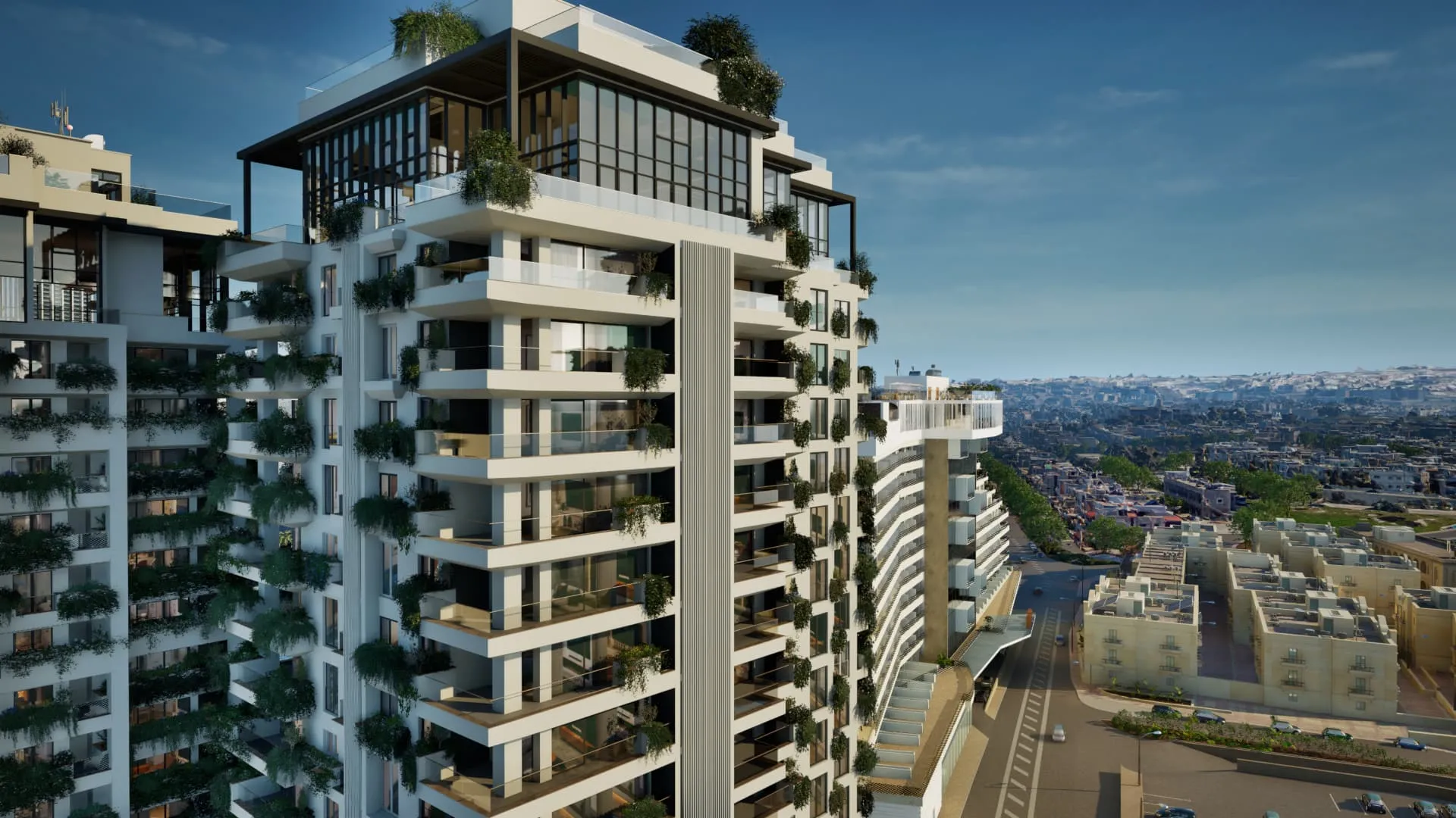 Exterior View of a Building Through an Immerisve 3D Tour